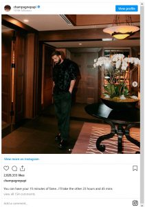 Drake's Instagram