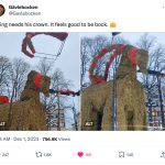 Gävle Goat 2023 Tweet