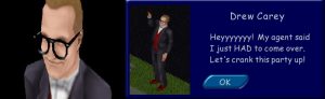 Drew Carey in The Sims