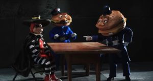 Robot Chicken did indeed beat us to the joke